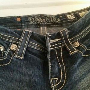 Girls size 10 Miss Me Jeans